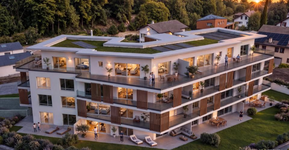 Magnifique Attique de 4.5 pièces avec une grande terrasse - Attique 4.5 pièces - image - 7