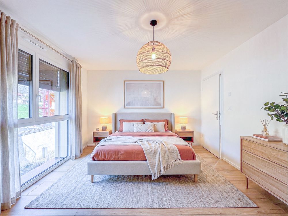 Appt PPE neu von 2,5 Zimmern mit Balkon Campagne Pernod, Lot A4 - Chambre