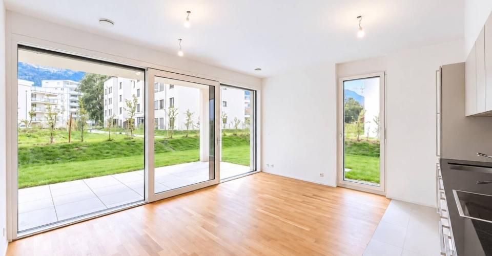 Lot J-002 - Appartement de 3.5 pces au rez-de-chaussée - Appartement 3.5 pièces - image - 1