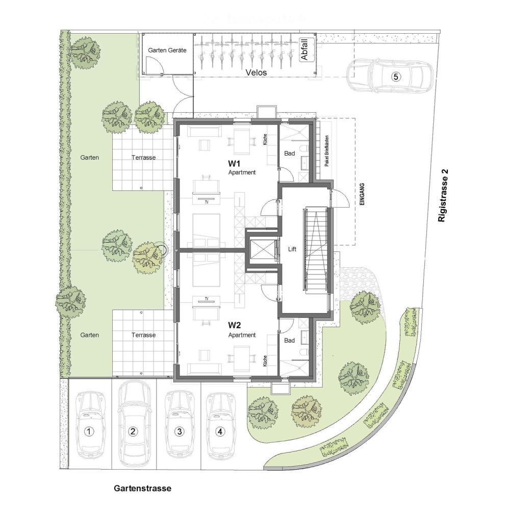 Moderne möblierte 2.5-Zimmer-Wohnung mit Terrasse und Garten in Aarau zu vermieten -  Bild 8