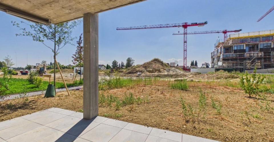 Neubau - Erstbezug: Eigener 120 m² Garten mit Parkblick, 40 m² Wohnbereich - Appartement 3.5 pièces - image - 2