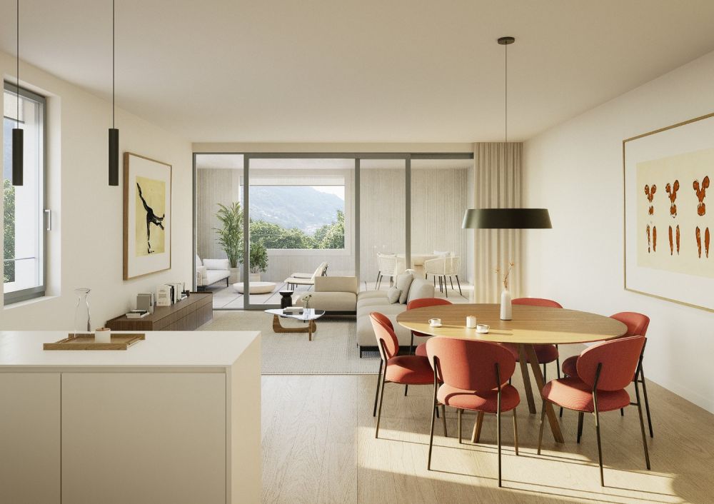 Residenza Kira - raffinato appartamento di 4.5 locali con grande giardino privato a Giubiasco (TI) - Bild 2