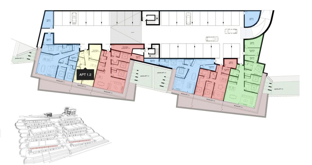 Moderno Appartamento con Ampia Terrazza e Giardino - Bild 9