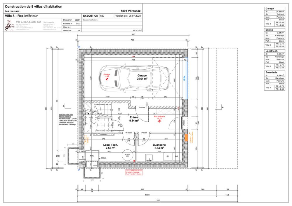 Prächtiges Einzelchalet-Villa in Vérossaz - Rez inférieur