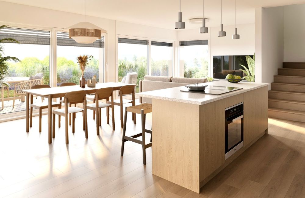 Villa contemporaine de 159 m2 util., 6,5pcs et 2 places de parc inclus. Lot A - Bild 2