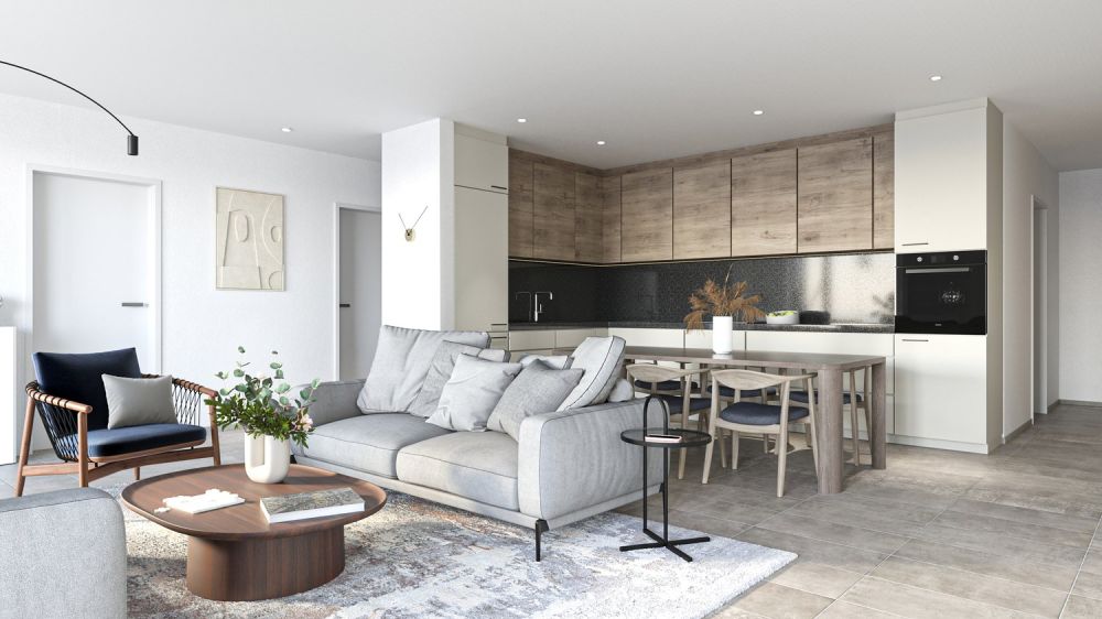 Moderne 1.5-Zimmer-Wohnung in ruhiger Lage Bettwiesen -  Bild 1