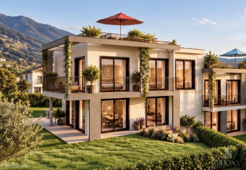 NEUVE - 67 m2 de Terrasses et ROOF-TOP pour cette VILLA 4.5 pcs de 350 m2 utile -  Bild 1
