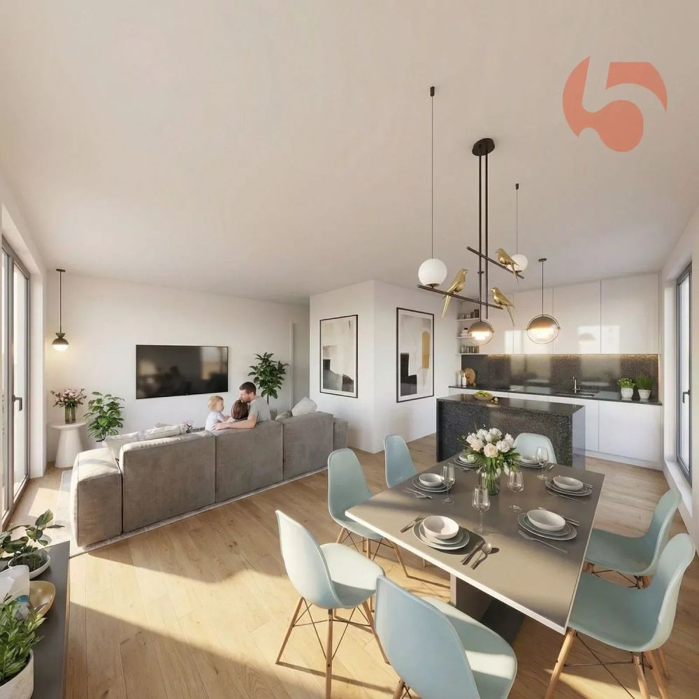 3.5 pièces neuf en duplex attique avec balcon exposé Sud -  Bild 4