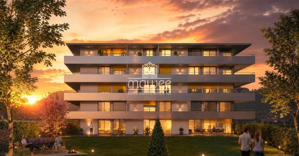 Appartement neuf de 2,5 pièces avec grand balcon à Grône - Appartement 2.5 pièces - image - 1