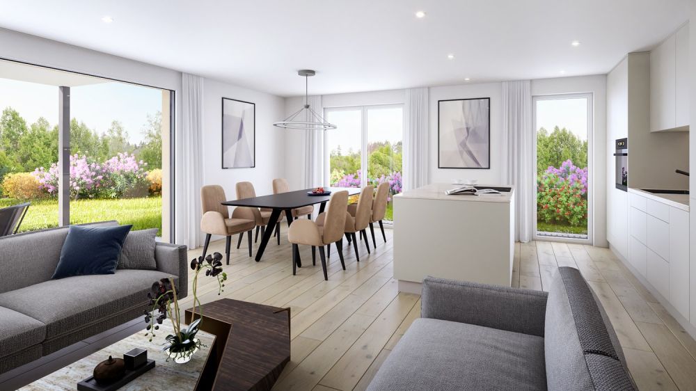 Neubau: 2.5-Zimmer-Wohnung mit Garten in Oberwil -  Bild 5