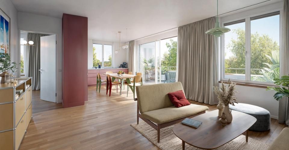 Derniers lots : Appartement contemporain & familial de 5 pièces, Plan -Les-Ouate - Appartement 5 pièces - image - 2