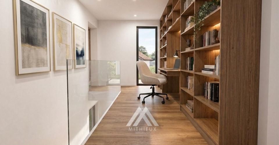 Coup de coeur assuré : Deux villas d'exception à terminer selon vos goûts, le sur-mesure pour votre famille à deux pas des écoles - Maison jumelée 4.5 pièces - image - 8