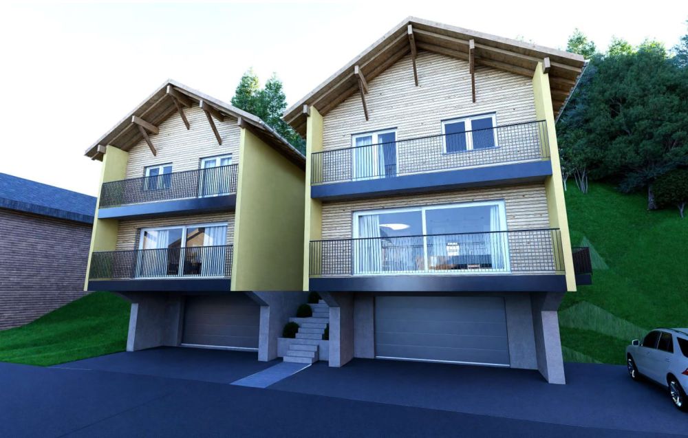 Zwei 5.5-Zimmer-Einfamilienhäuser mit Balkon in Tavanasa kaufen - Bild 2