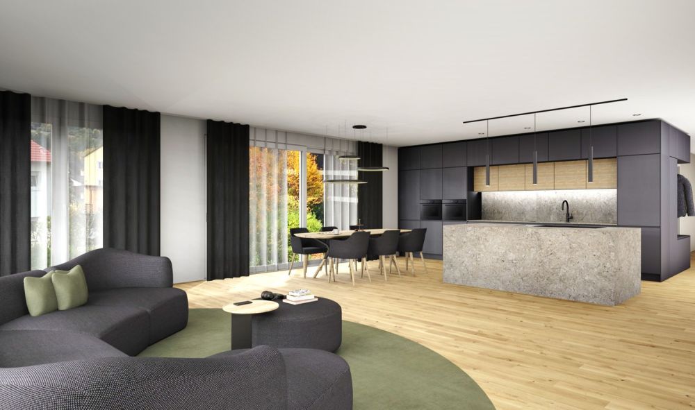 Exklusive 4.5-Zimmer-Gartenwohnung mit 193 m² Privatgarten – Neubau in Fraubrunnen -  Bild 8