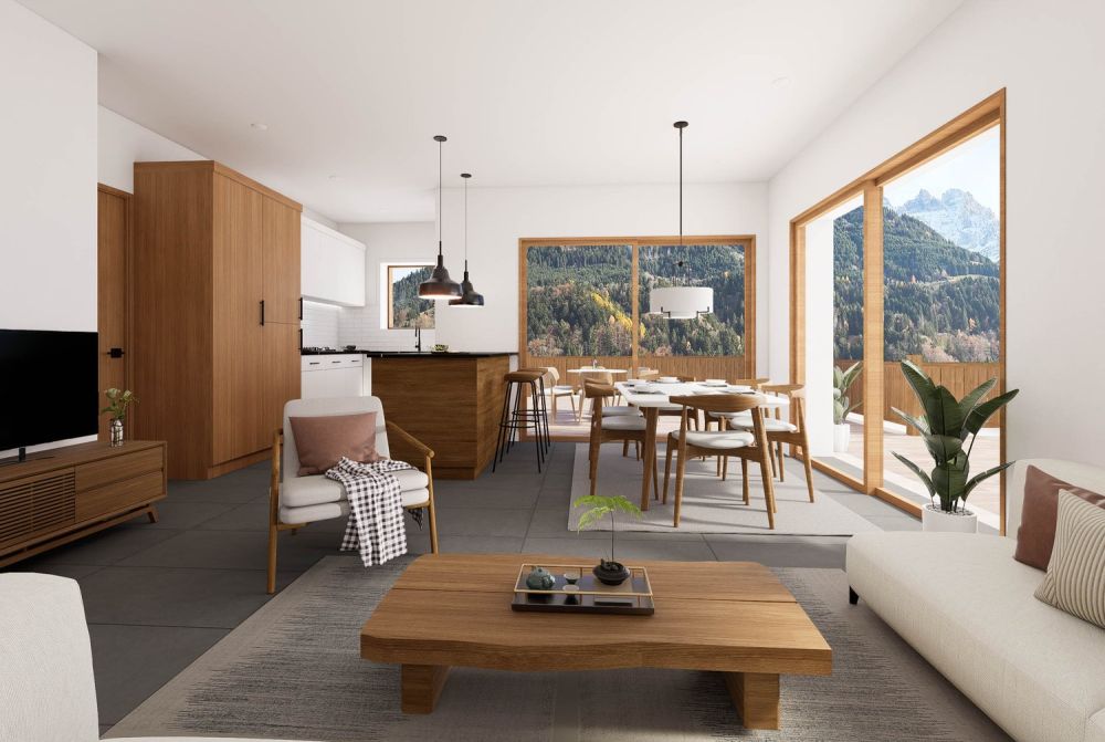 Superbe Apartment 3.5 Zimmer in einem neuen Chalet in Val-d'Illiez -  Bild 1
