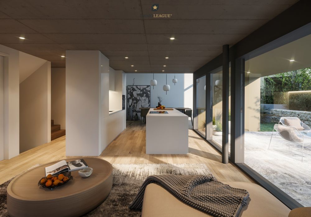 Baubewilligung erteilt: Exklusives Einfamilienhaus im Baustart - Top moderne Ausstattung mit exklusiver Gartennutzung.