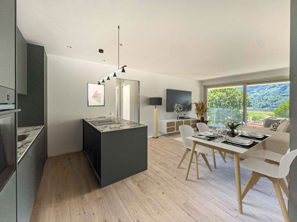 Nuovo 2.5 locali con terrazzo a Vezia - Bild 1