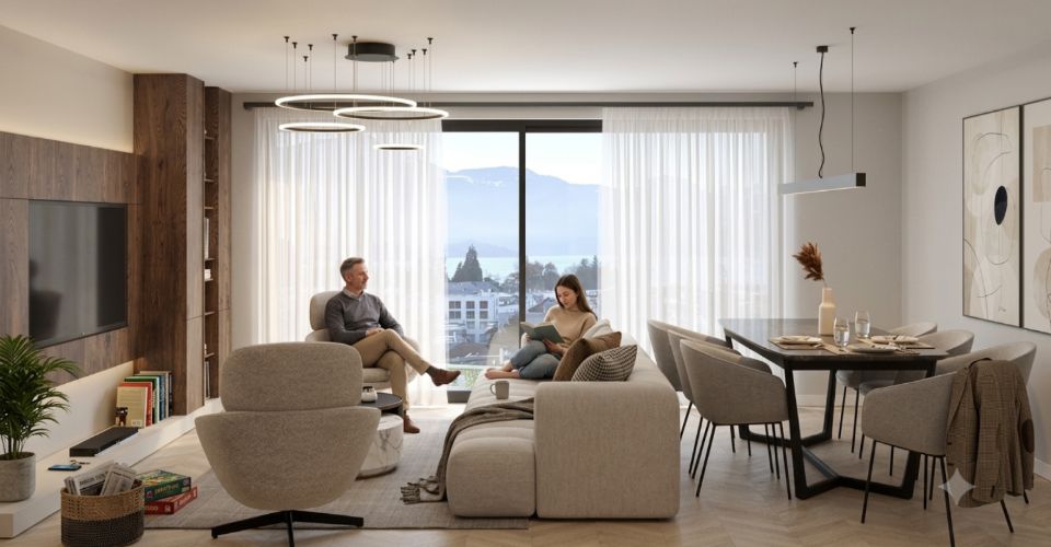 Lot n°3 - Promotion TRÈFLES - Appartement 3.5 pièces - image - 7