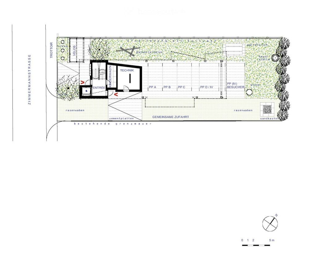 Wohnraum 119 m2, Loggia 30 m2, Raumhöhe 2.94 m, Terrazzo; CHF 1'528'000.- -  Bild 10
