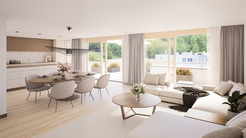 4.5-Zimmer-Attikawohnung mit weitläufigen Terrassen -  Bild 3