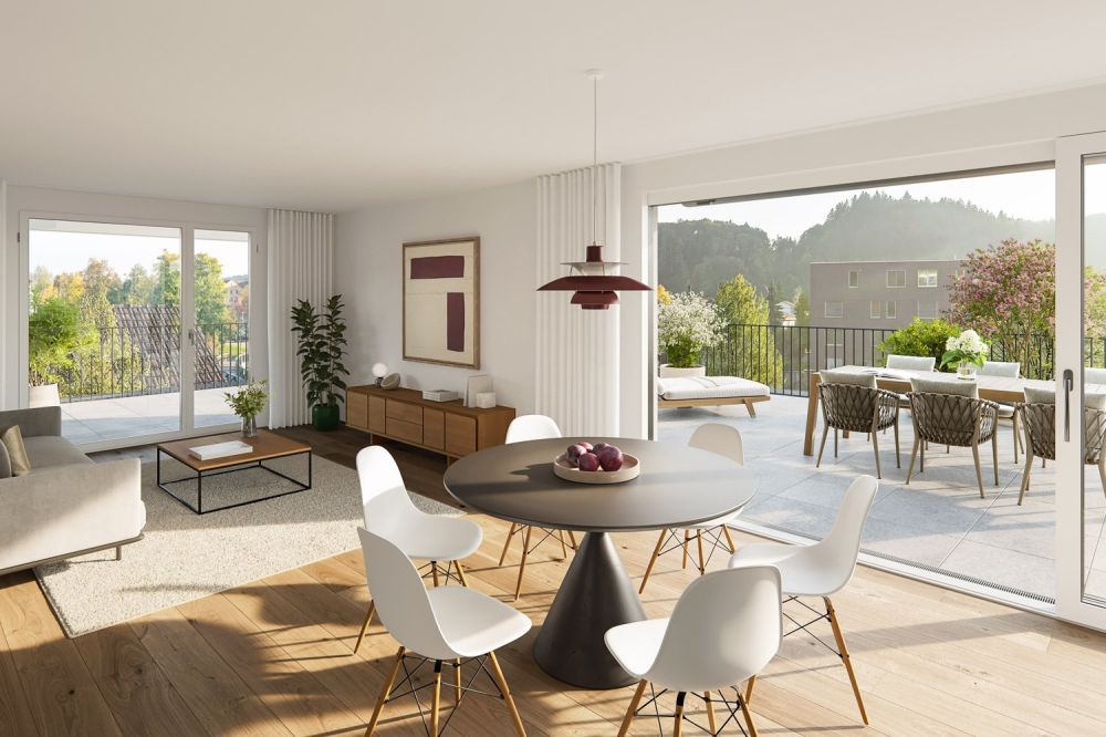 "Holtengraben" - Wohnen im Zentrum von Gränichen - Innenvisualisierung