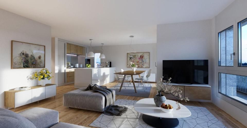 Attique lumineux avec vue sur les Alpes - à 15 min de Neuchâtel - Appartement 3.5 pièces - image - 3