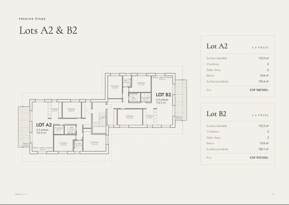 L'Orée du Rogin, 6 appartements Minergie de 4.5 pièces -  Bild 7