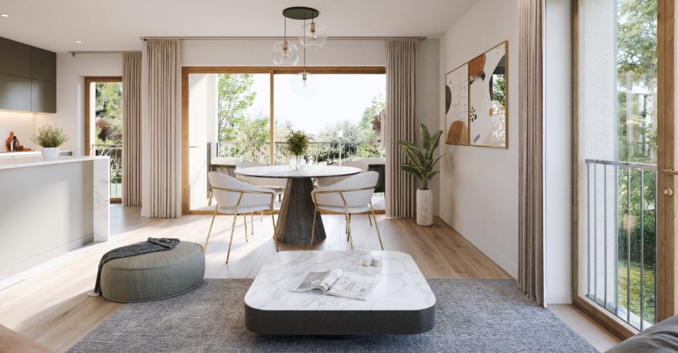 En exclusivité : Appartement de 5.5 pièces avec balcon - Appartement 5.5 pièces - image - 2