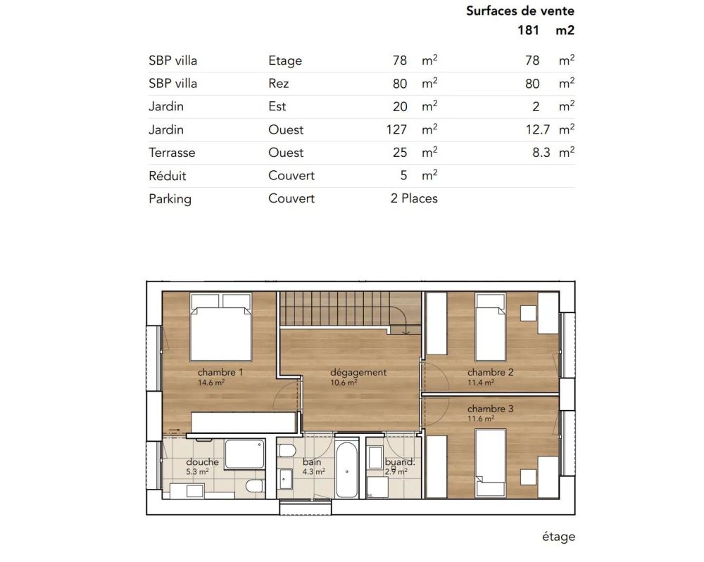 LUXUS-HAUSHÄLFTE VILLA MIT 181 M2 -  Bild 13
