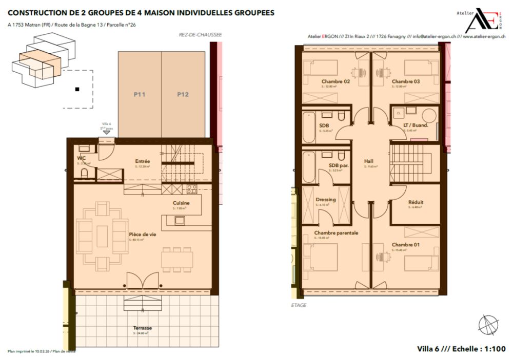 Les Jardins de la Bagne - villa lot 6 -  Bild 5