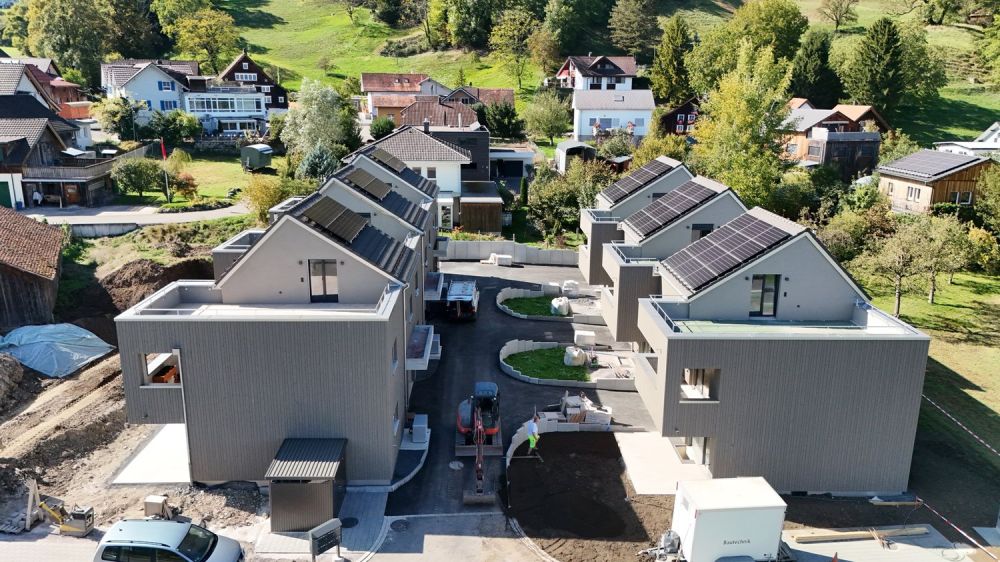 Modernes Reiheneinfamilienhaus in Sax zu kaufen - Gerade