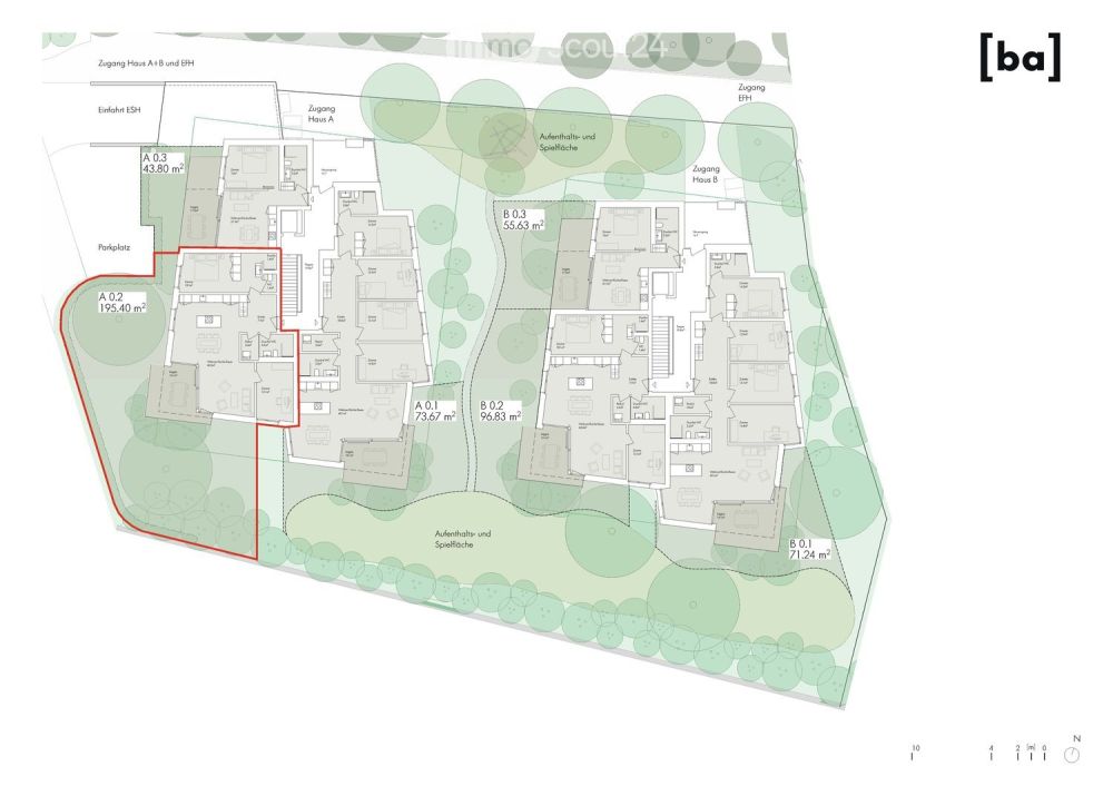 3.5-Zimmer-Neubauwohnung mit 195m2 Garten -  Bild 5