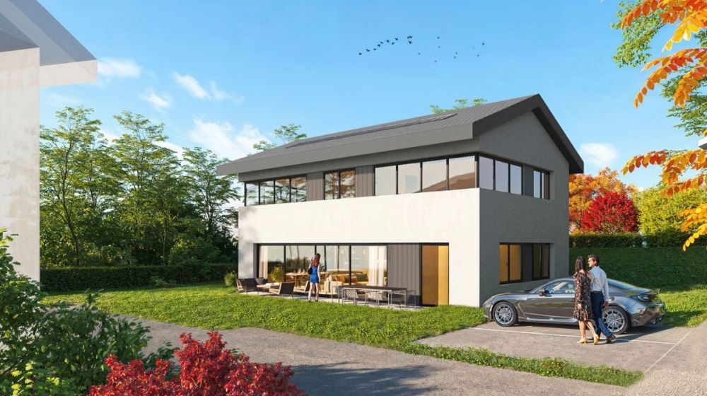 Savigny (VD) - Zwei moderne Villen auf einem wunderschönen Grundstück von 2'000 m² (eine verkauft) -  Bild 1
