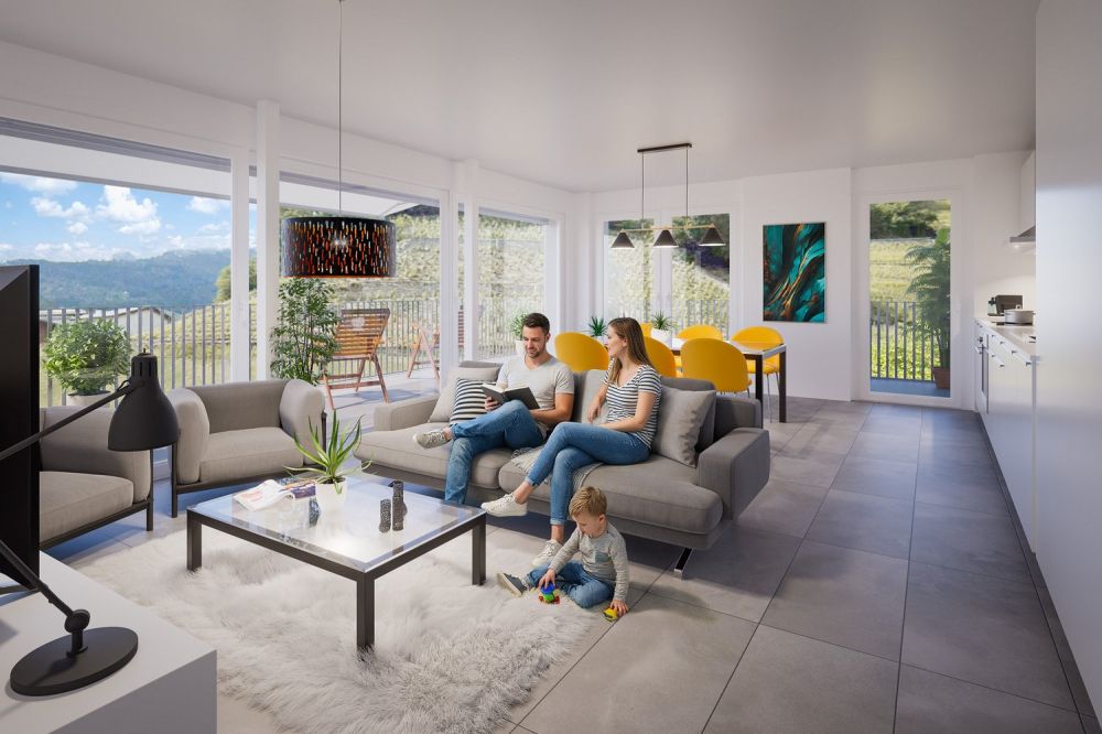Appartements de 4.5 pièces dans une nouvelle résidence à Chamoson -  Bild 5