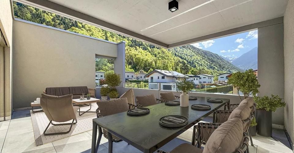 Attique neuf de 4.5 p. - Minergie - Vue - Martigny - Appartement 4.5 pièces - image - 3