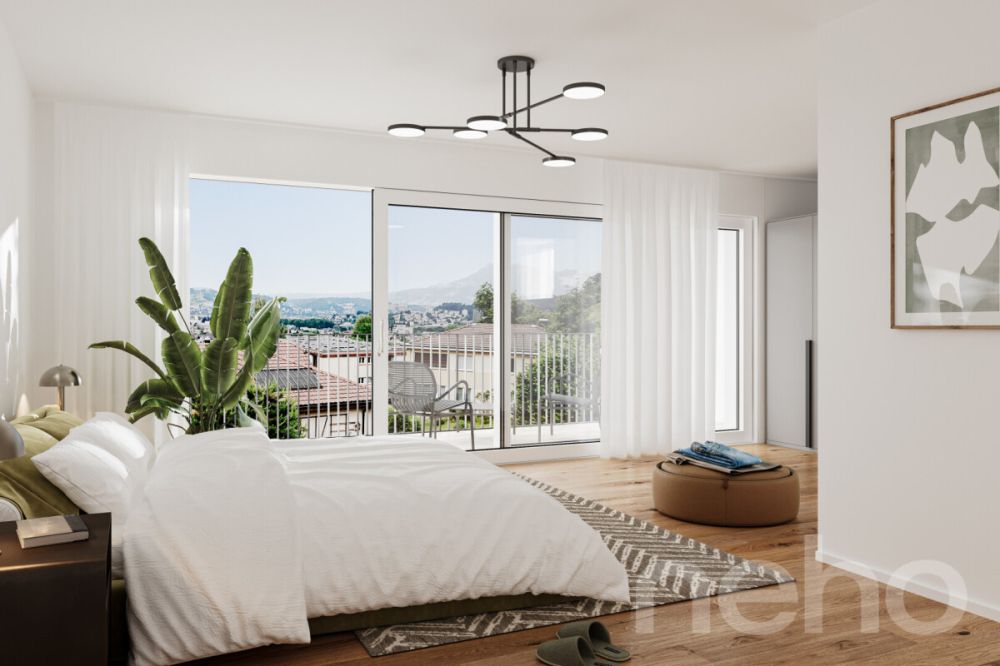 Exklusive Doppelhaushälfte mit Fernsicht in Kriens - Bild 3