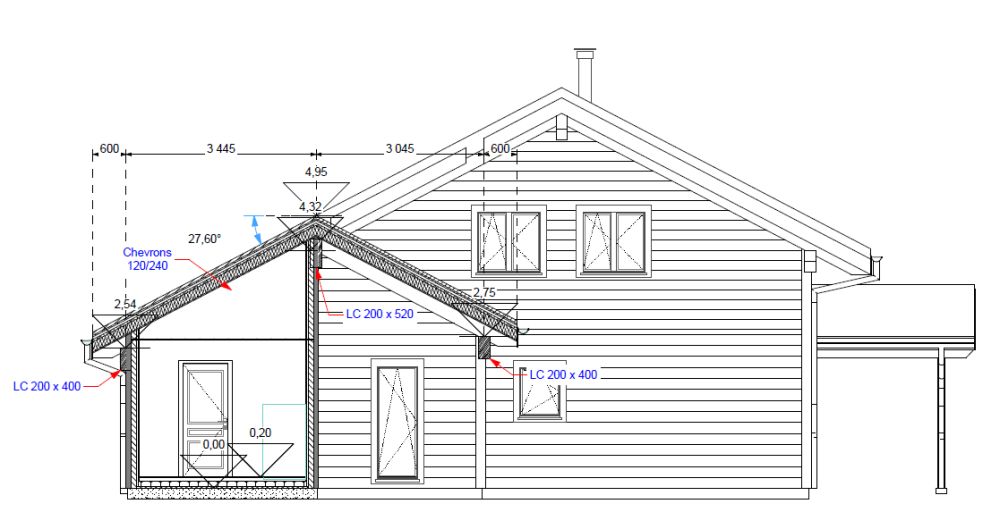 Maison moderne en madrier thermo-chauffé, avec garage, terrasse et jardin -  Bild 9