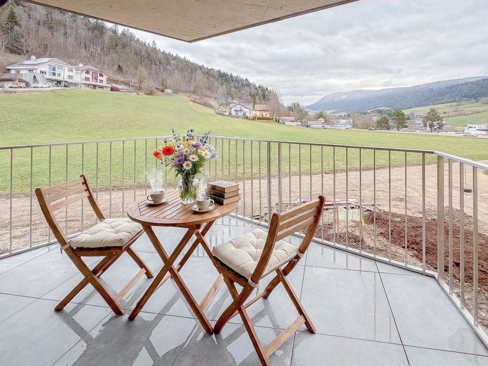 Appt PPE neu von 4.5 Zimmern mit Balkon Campagne Pernod, Los B6 - Balcon de 8.70 m2 (image de synthèse)
