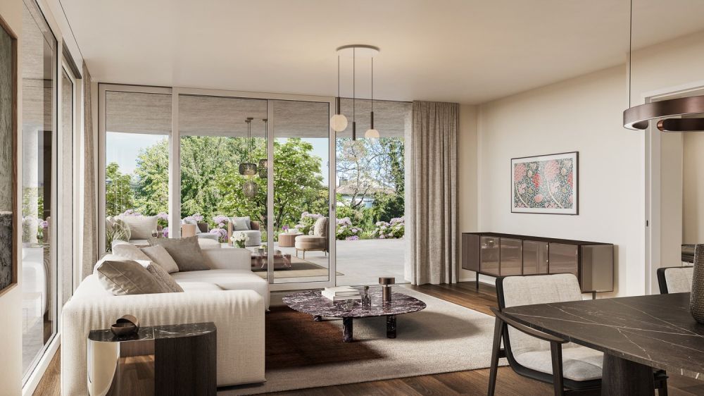 Exklusive Neubauwohnung mit Garten und Terrasse - Walde Immobilien AG