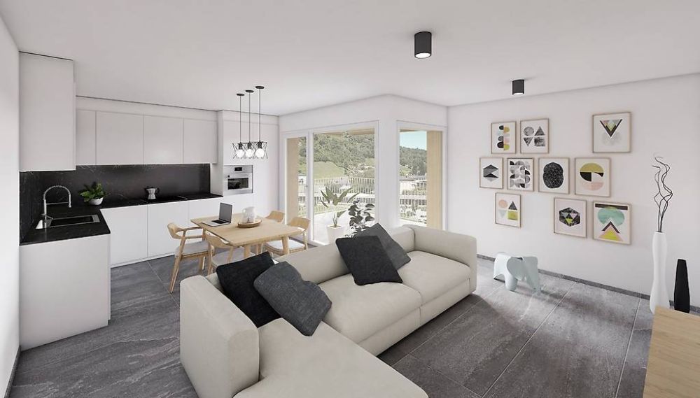Splendido 2.5 locali a Lamone con terrazzo  Vendita Diretta -  Bild 3