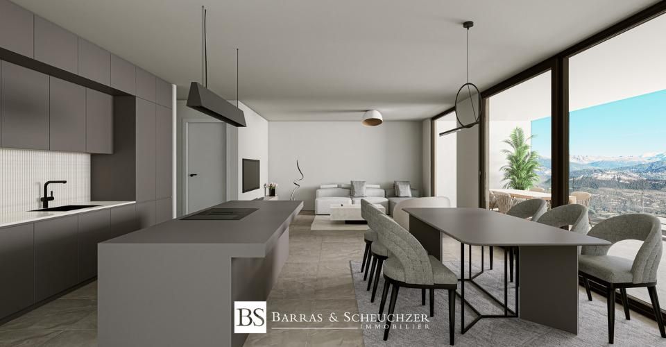 5.5 pièces sur plan, contemporain et lumineux - Appartement 5.5 pièces - image - 1