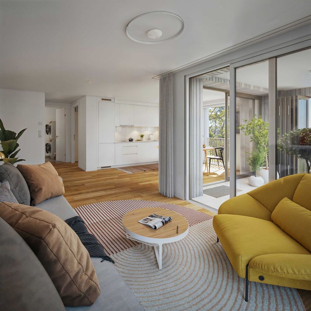 4.5 pièces avec 99 m² de terrasses : l'espace extérieur dont vous rêve -  Bild 4