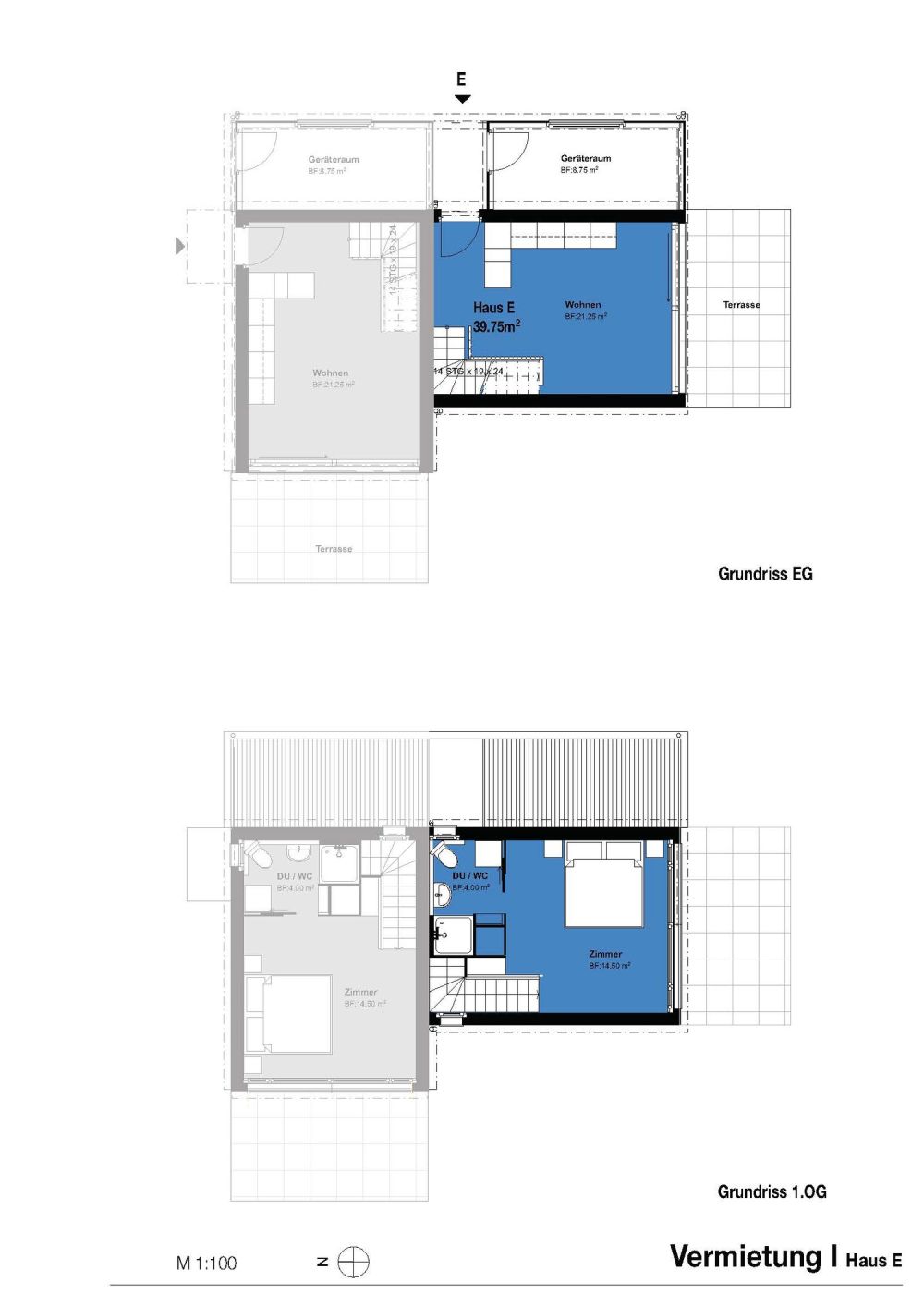 NEUBAU - Letztes Tiny House zu vermieten - Plan Haus E