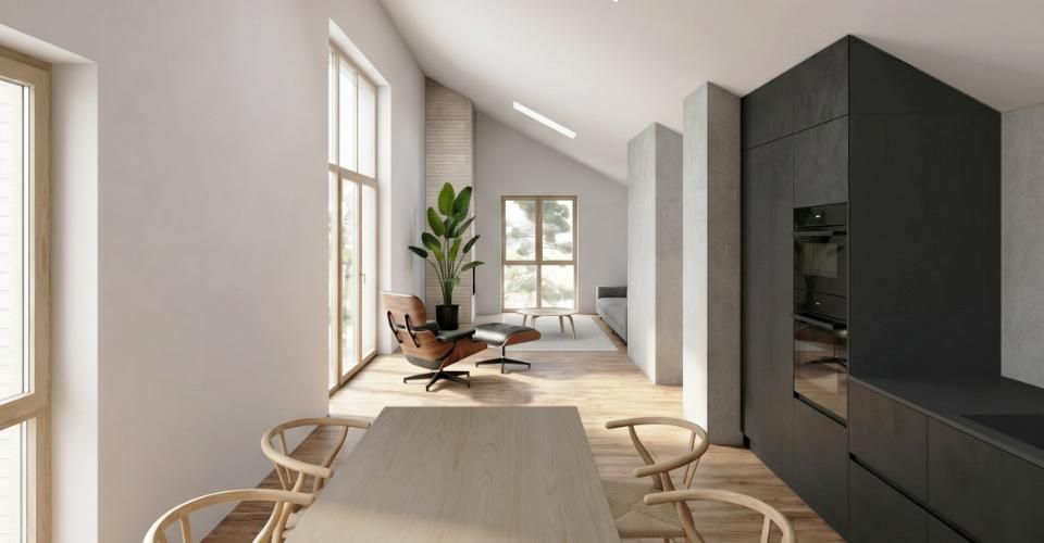OBJET EXCEPTIONNEL ET UNIQUE DANS UN CADRE VERDOYANT EN VILLE! - Maison contiguë 5.5 pièces - image - 3