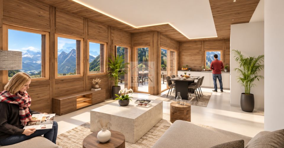 Magnifique appartement 4,5 pièces neuf de qualité avec vue sur les alpes et la Dent-Blanche - Appartement 4.5 pièces - image - 8