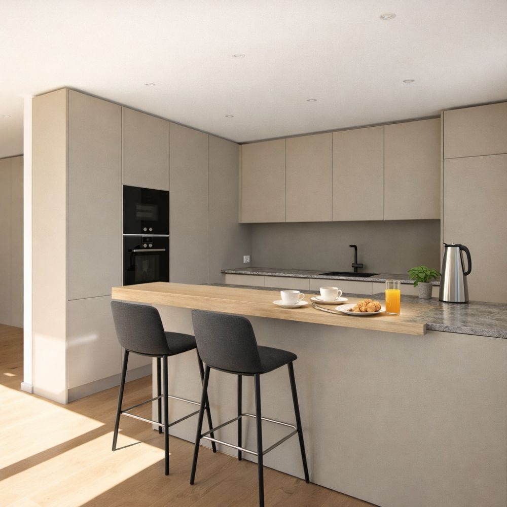 Penthouse-Feeling mit Panoramasicht | Exklusive Terrassenwohnung in Thusis -  Bild 3