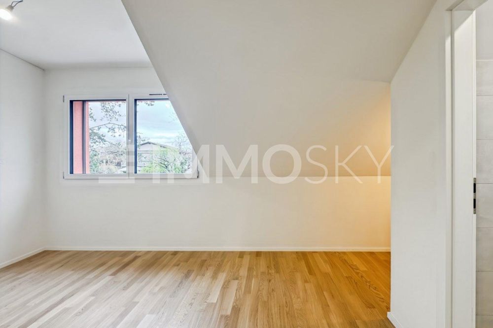 Rare à Echichens: Maison jumelle neuve aux portes de Morges - Chambre parentale avec salle de douche