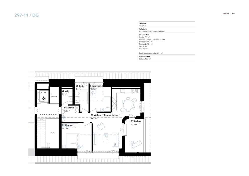 Charmante Neubauwohnung in Mühlethurnen -  Bild 2