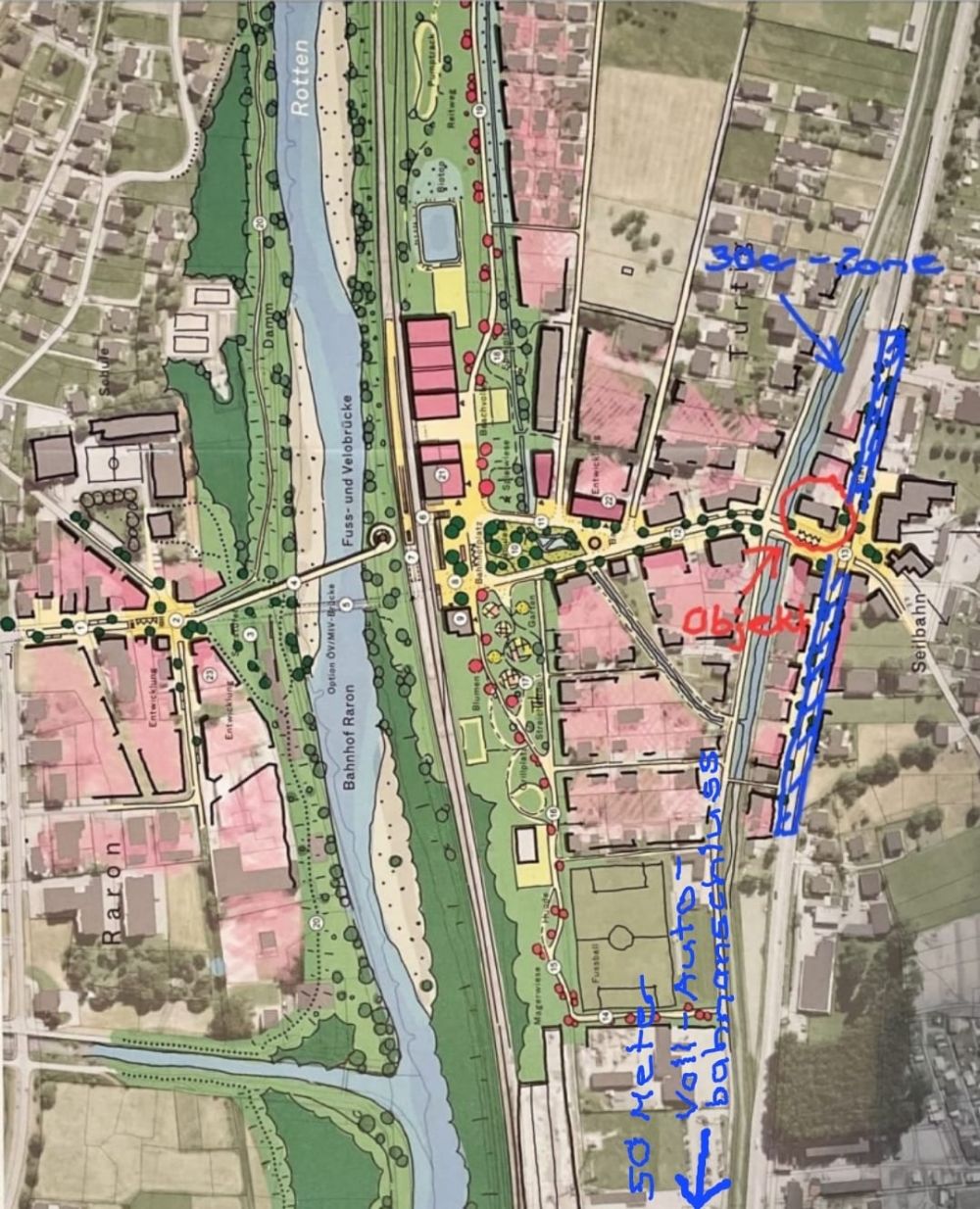 Neubau-Minergie - 18 WHG - schlüsselfertig (Nettorendite: 4.3%) - Raron SItuation