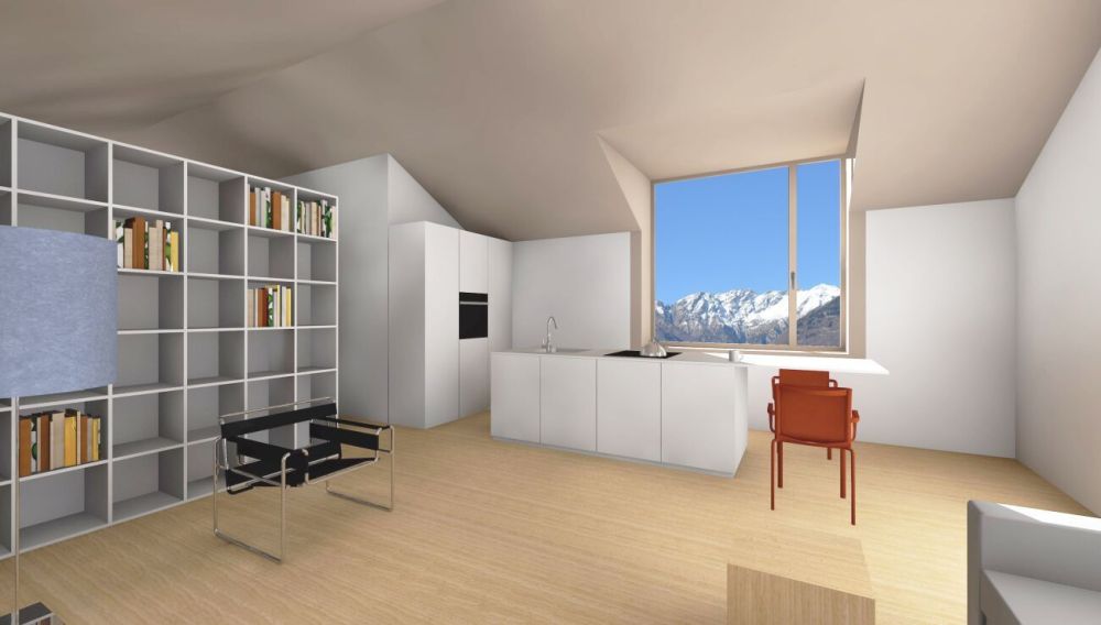 Residenz Pron, Apartment, 3.5 Zimmer, drittes Obergeschoss West, Giubiasco ppp 8 -  Bild 7